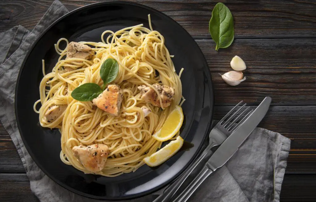 Diabetic-Friendly Lemon Chicken Spinach Pasta