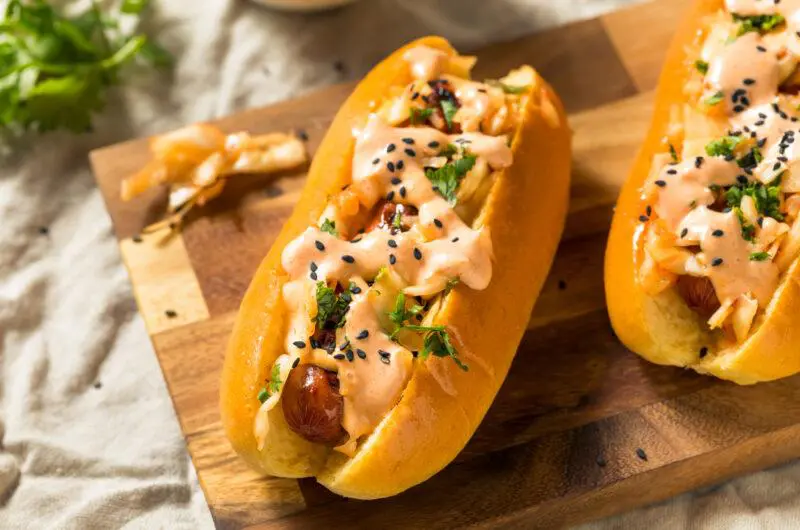 Korean Slaw Dogs