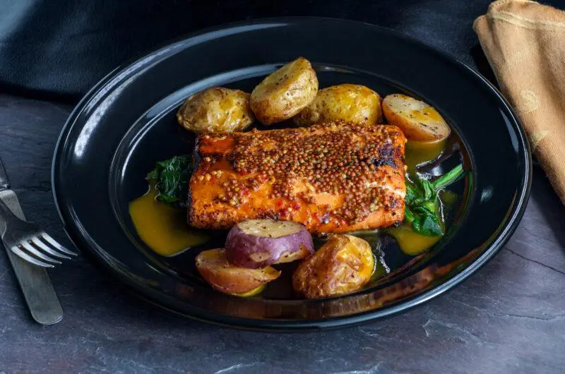 Sweet & Tangy Honey Mustard Salmon