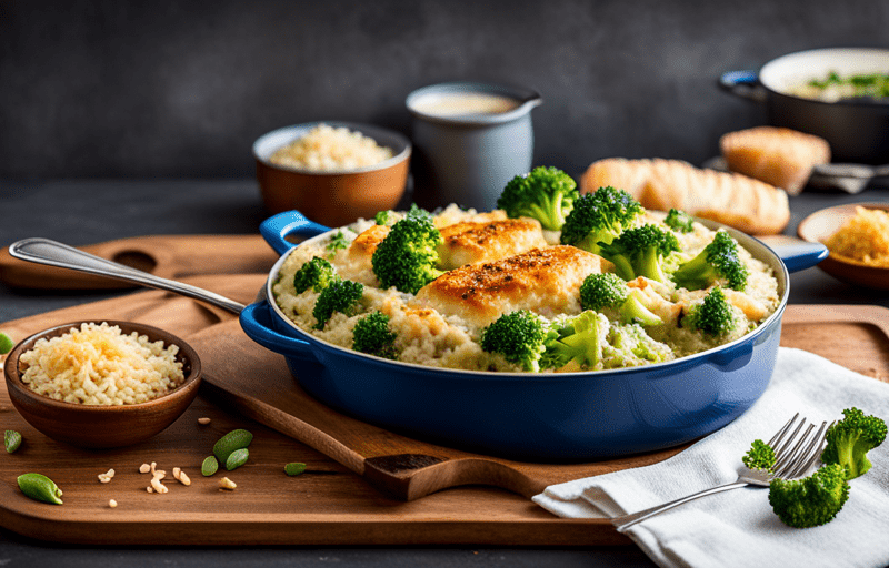 Cheesy Broccoli and Rice Casserole