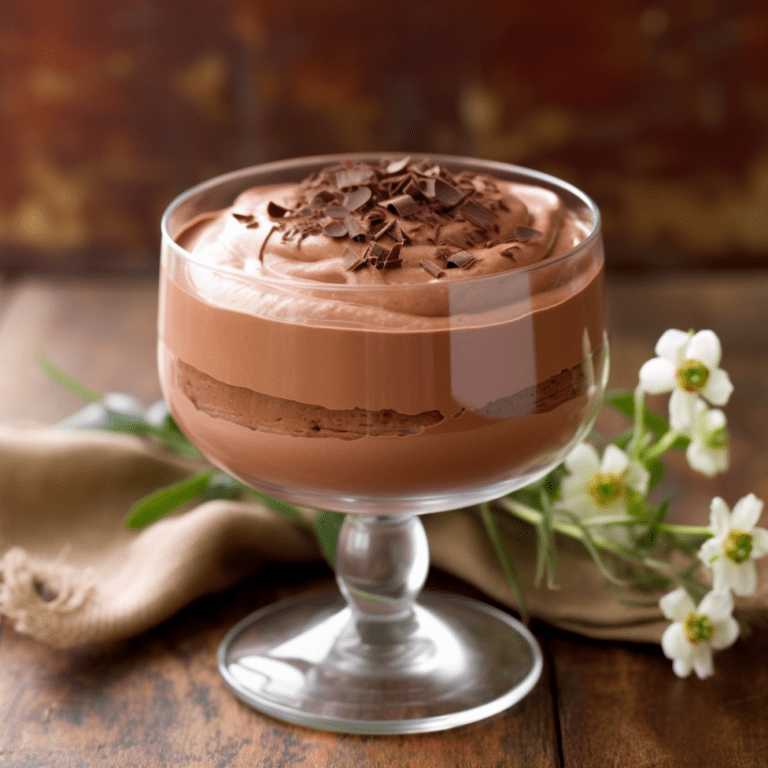 Cloud-Like Chocolate Mousse