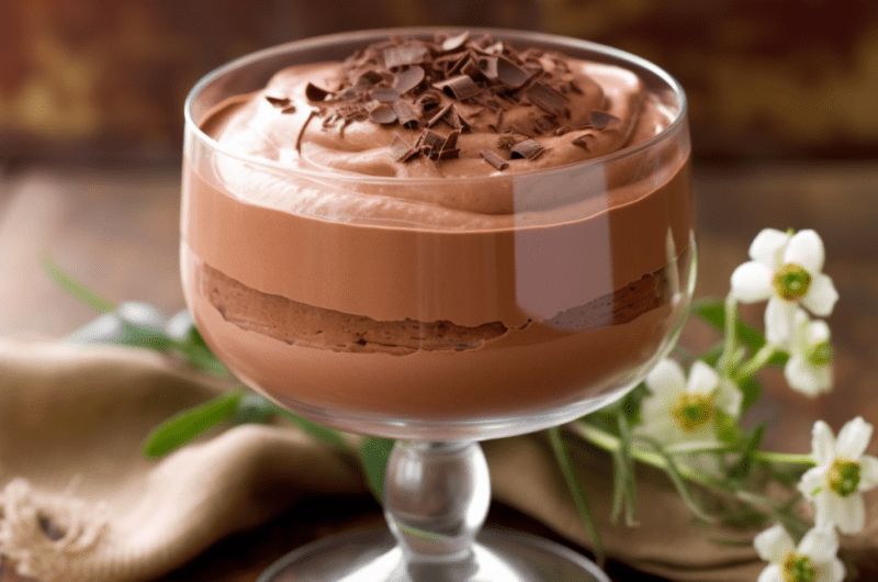Cloud-Like Chocolate Mousse