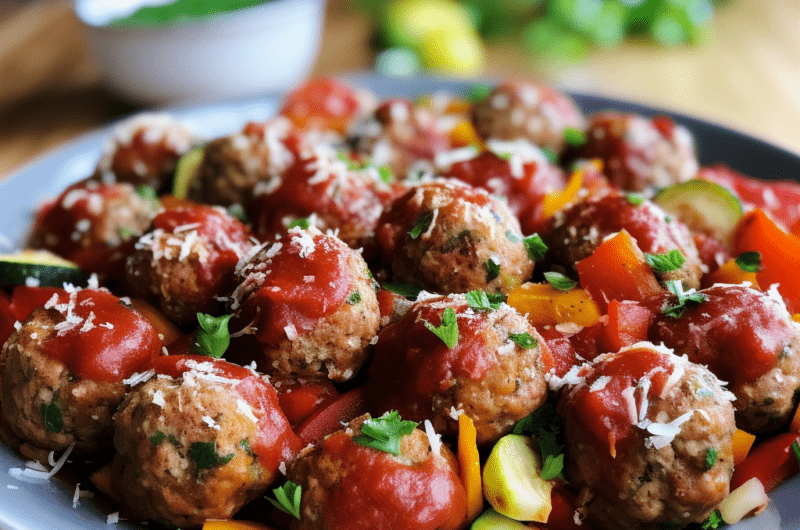Veggie Packed Meatballs