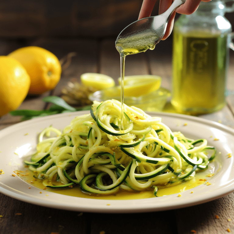 Fairy-Light Zucchini Noodles