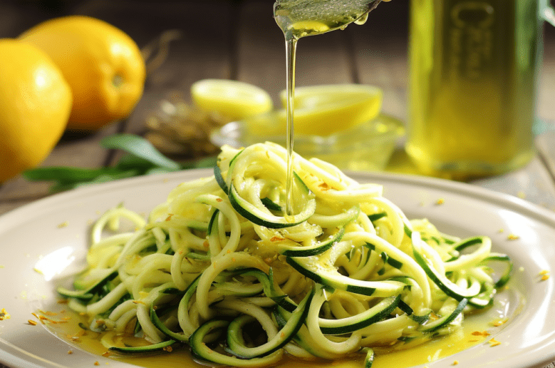Fairy-Light Zucchini Noodles