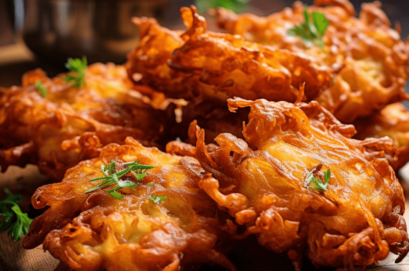 Golden Onion Fritters