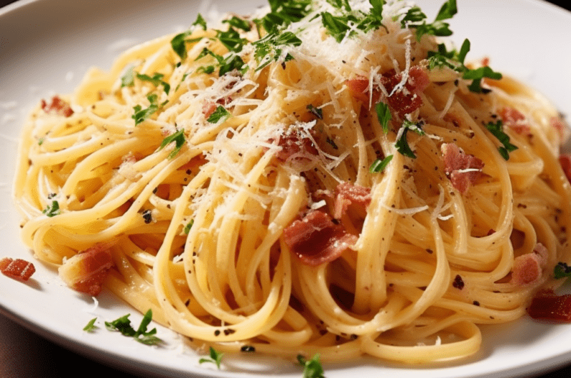 Pasta Carbonara: Mobster's Delight