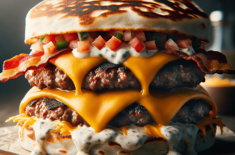 Life-Changing Quesadilla Burger