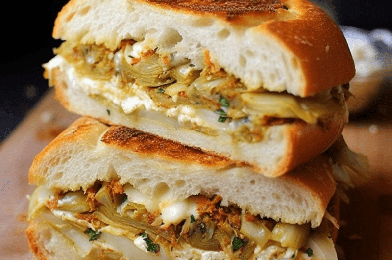 Artichoke Parmesan Sandwich