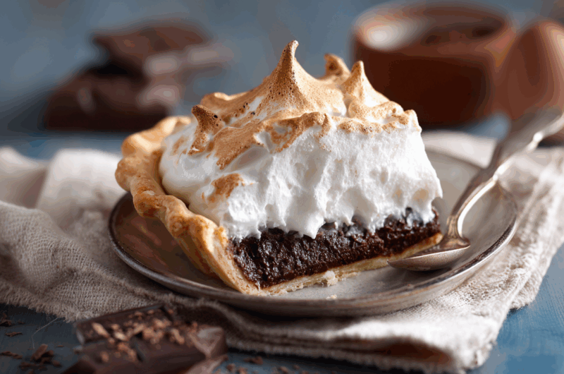 Classic Southern Chocolate Meringue Pie