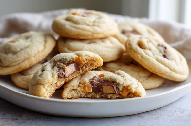 Grandma Ricke's Snickers Surprise Cookies