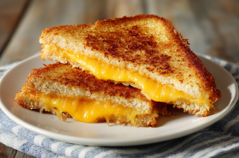 Potato Chip Crusted Grilled Cheese