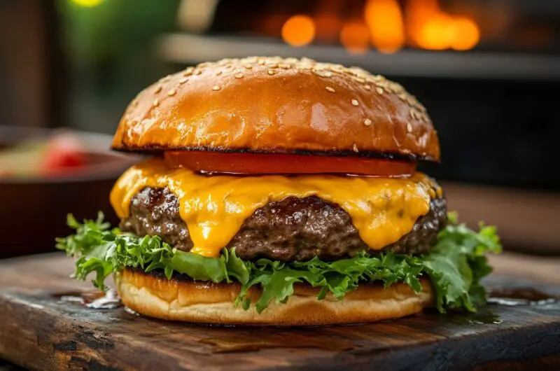 The Juiciest Two-Ingredient Burger