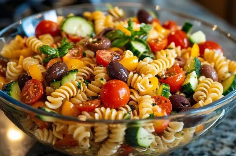 Double-Dressed Italian Pasta Salad