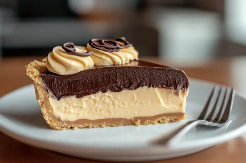 Copycat Costco Peanut Butter Chocolate Cream Pie
