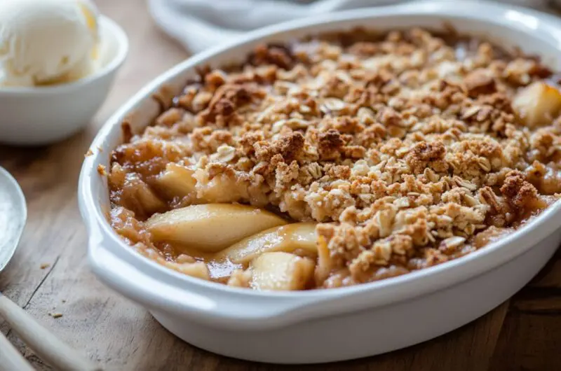 Old-Fashioned Apple Crisp with Brown Sugar Oat Streusel