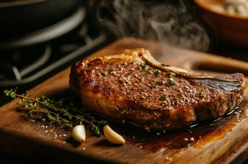 Cast Iron Butter-Basted Ribeye With a Proper Rest