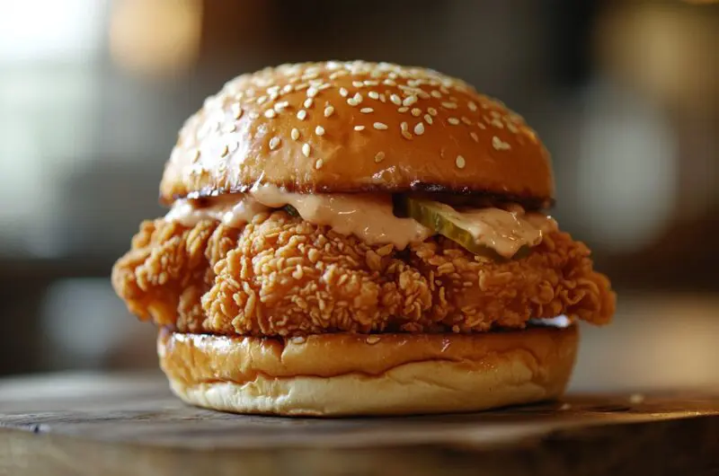 Fried Chicken Sandwiches With Three-Ingredient Sauce