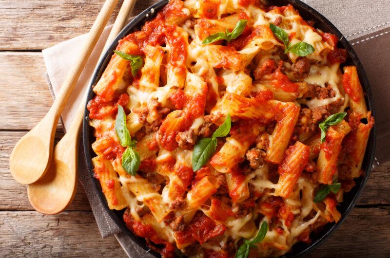 Baked Ziti and Meatball Symphony