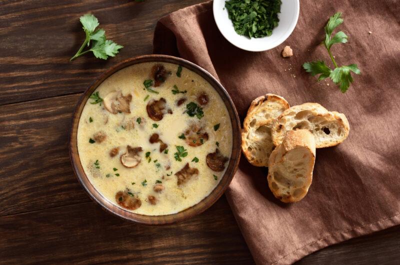 Creamy Mushroom and Barley Soup