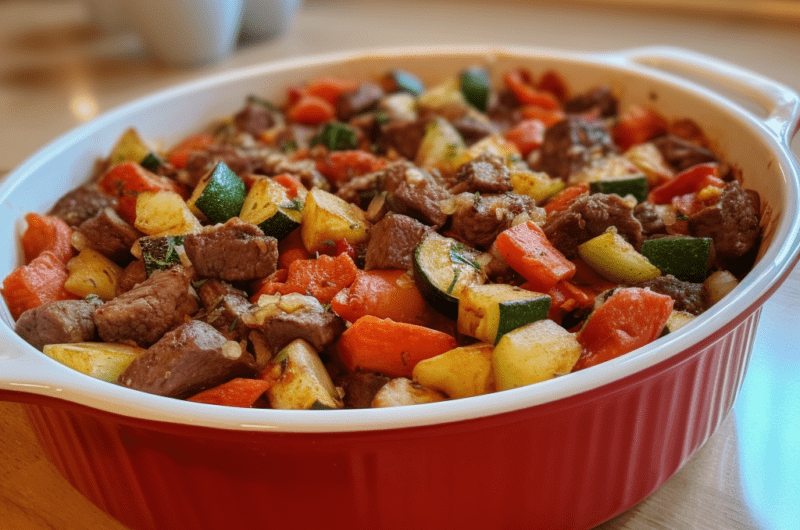 Beef and Vegetable Medley Casserole