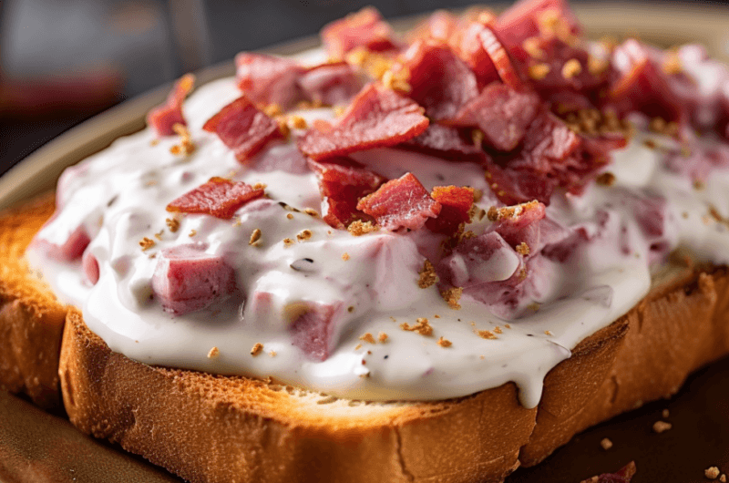 Creamed Chipped Beef on Toast