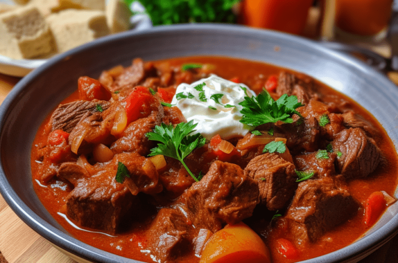 Grandpa's Slow-Cooked Hungarian Goulash