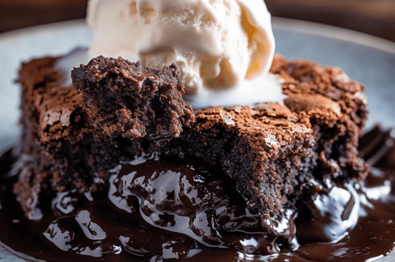 Chocolate Pudding Dump Cake