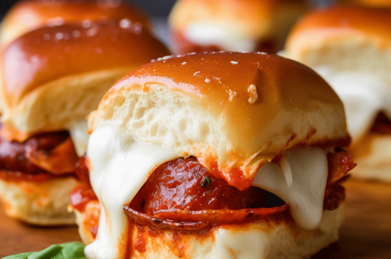 Pepperoni Pizza Sliders