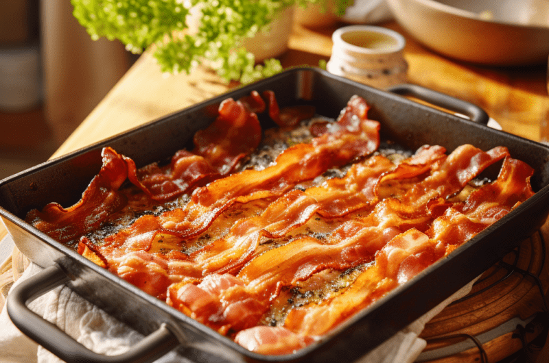 Slow-Cooked Oven Bacon