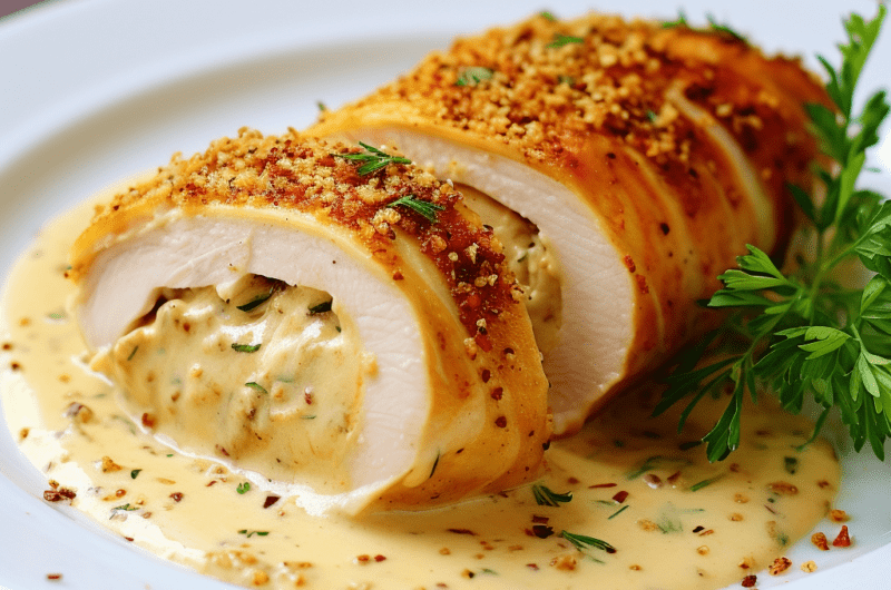 Mustard Stuffed Chicken