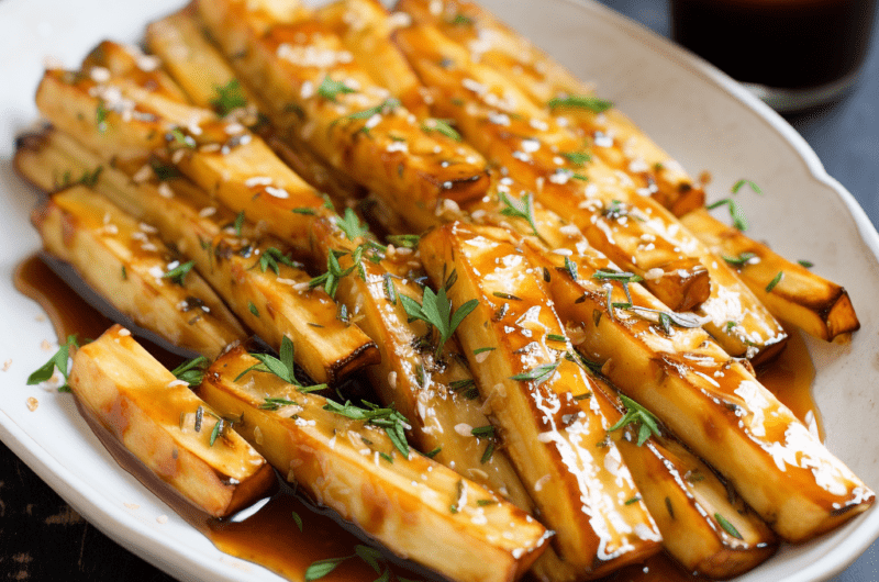 Honey Glazed Parsnips