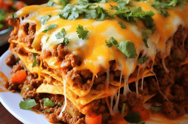 WOW Layered Doritos Casserole