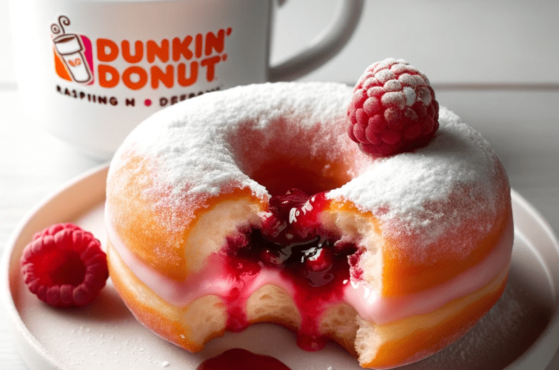 Dunkin' Inspired Jelly Donut