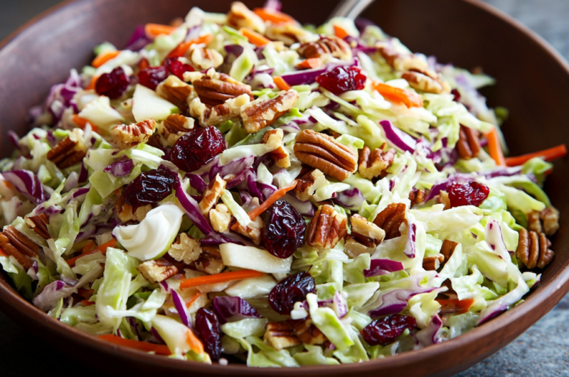 Cranberry-Pecan Thanksgiving Slaw