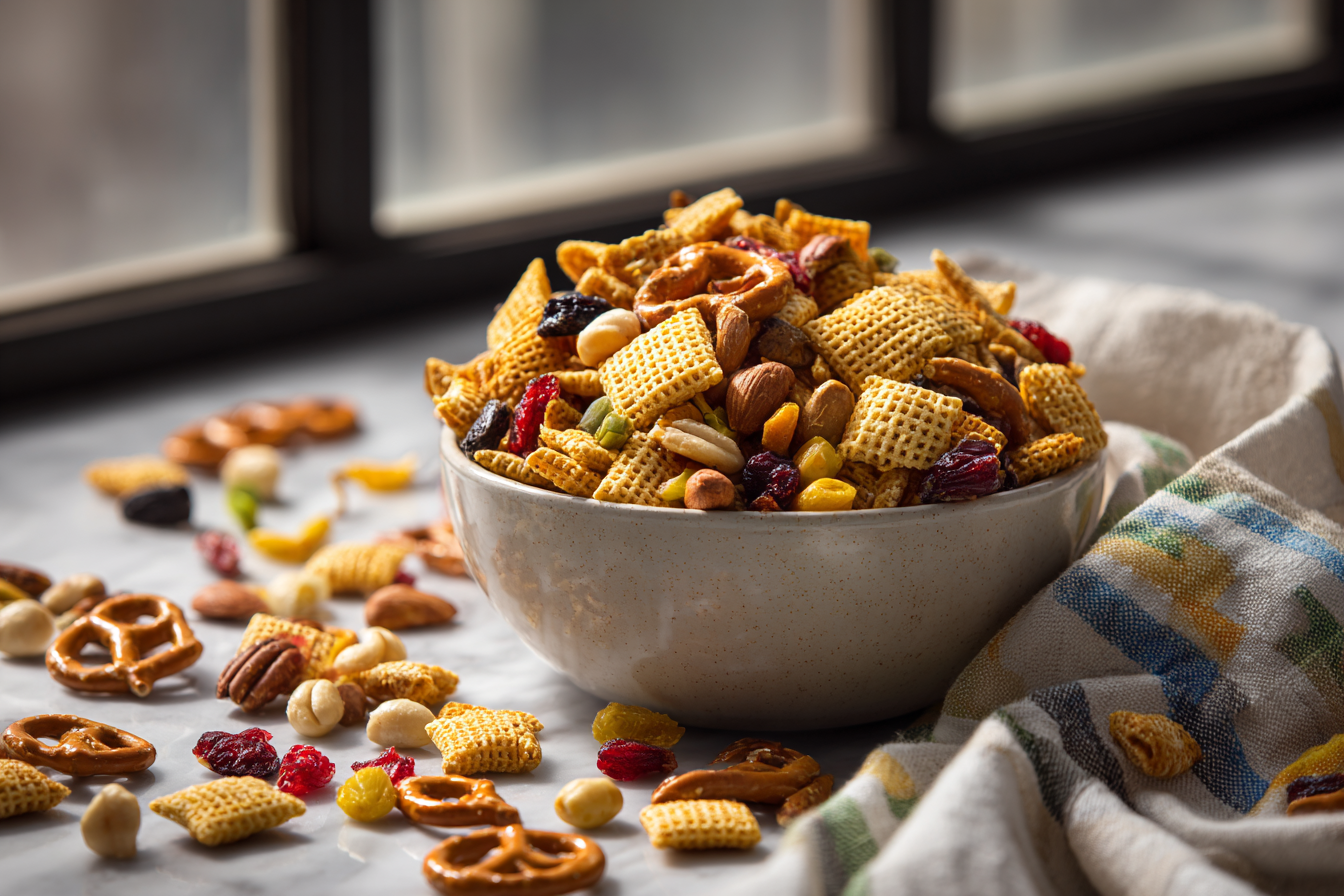 American-Style Colorful Snack Mix