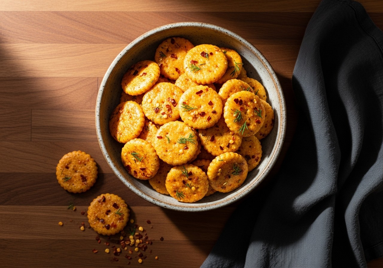 Spicy Oyster Crackers (Firecrackers)